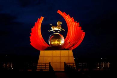 中國原子(zi)城景觀亮化工程